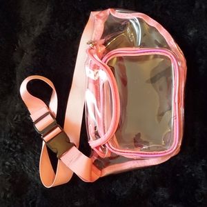 Trendy clear fanny pack